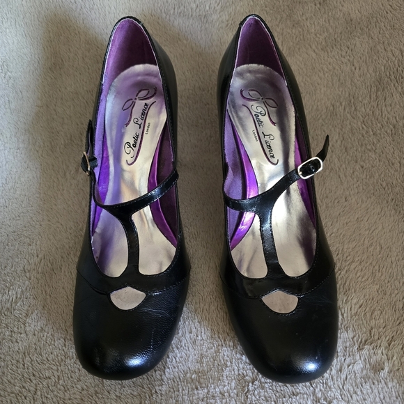 Poetic License Chunky Heel T-Strap Mary Janes size 7.5 - Picture 2 of 13